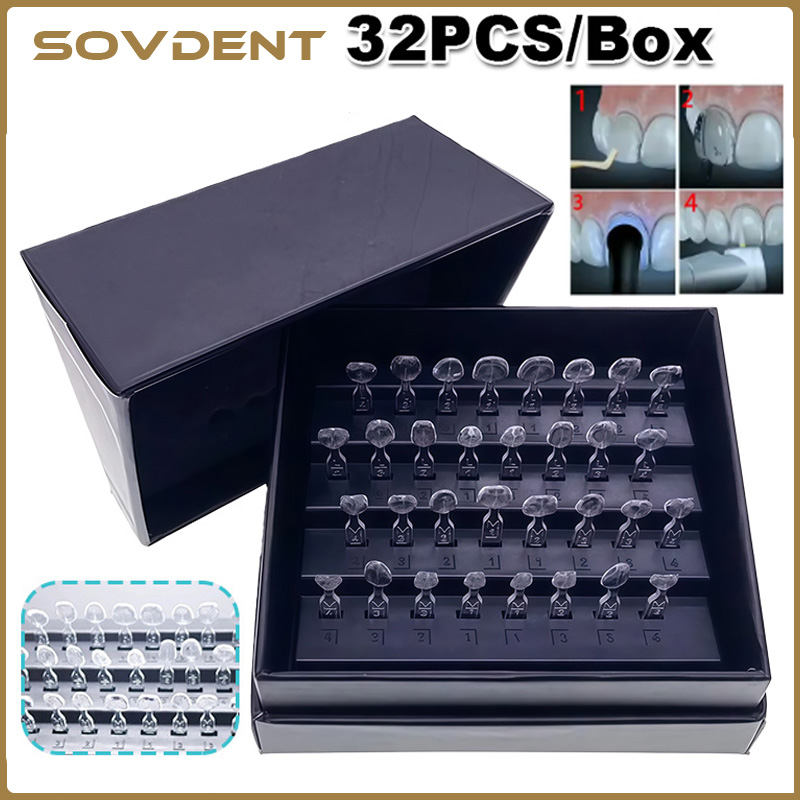 Teeth Whitening Moulds - Tandvleugelvormset 32 stuks/set, composiet harsvorm, lichtuithardend,