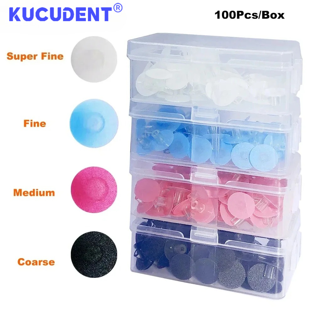 Teeth Whitening Kit - 100 Stuks Tandheelkundige Polijstschijven Set Composiet
